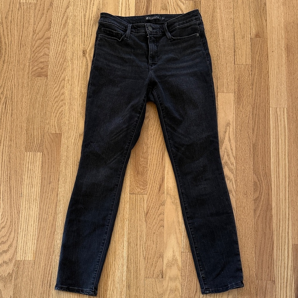 Athleta Sculptek Women’s Dark Grey/Charcoal Black Skinny Jeans